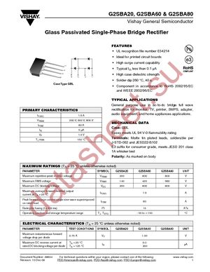 G2SBA80-E3/45 datasheet  